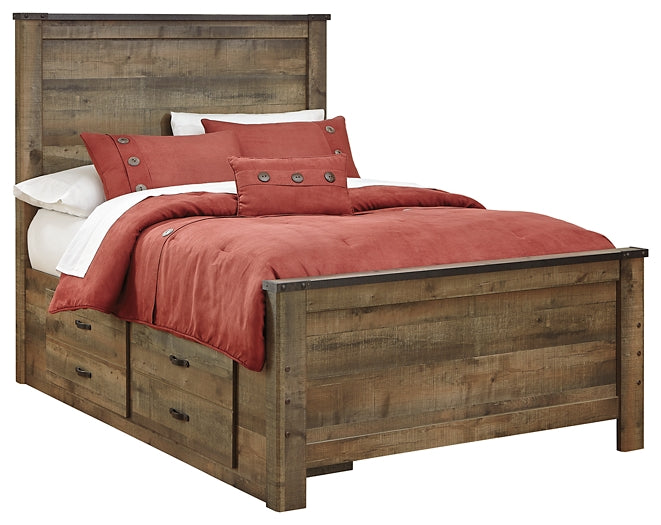 Trinell  Panel Bed With 2 Storage Drawers Signature Design by Ashley®