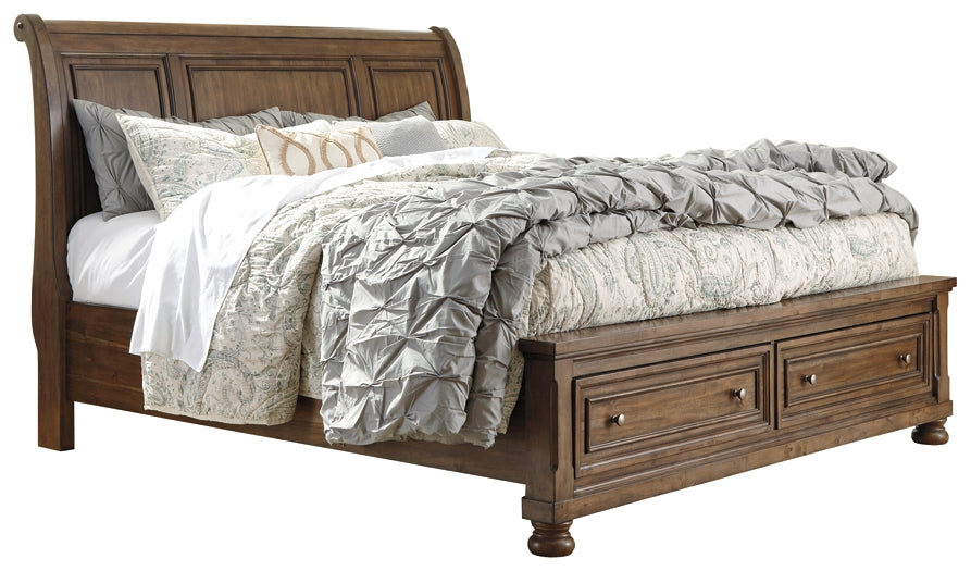 Robbinsdale  Sleigh Bed With Storage Signature Design by Ashley®