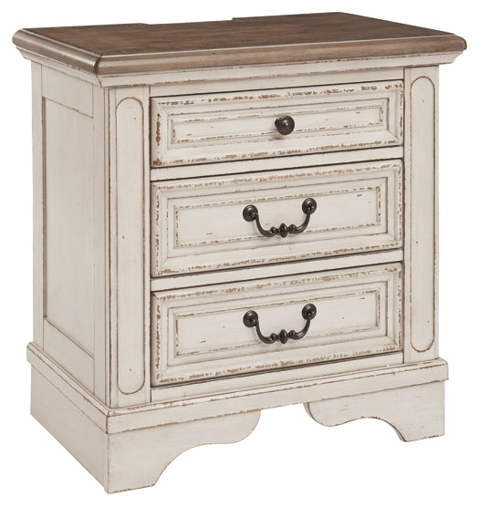 Realyn Three Drawer Night Stand Signature Design by Ashley®