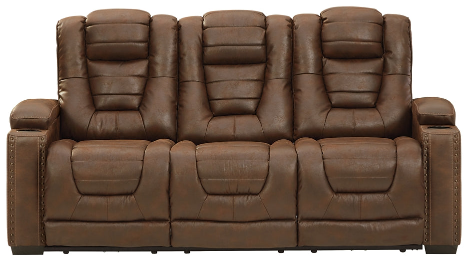 Owner's Box PWR REC Sofa with ADJ Headrest Signature Design by Ashley®