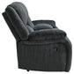 Draycoll DBL Rec Loveseat w/Console Signature Design by Ashley®