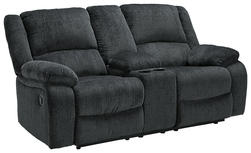 Draycoll DBL Rec Loveseat w/Console Signature Design by Ashley®