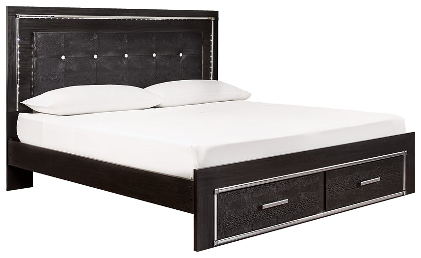 Kaydell  Panel Bed With Storage Signature Design by Ashley®