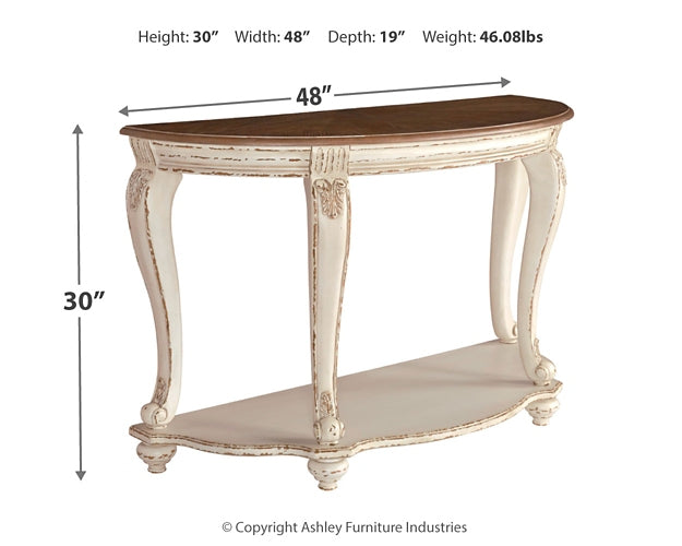 Realyn Sofa Table Signature Design by Ashley®