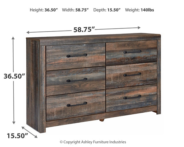 Drystan Six Drawer Dresser Signature Design by Ashley®