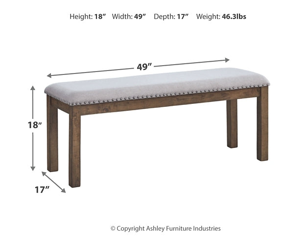 Moriville Upholstered Bench Signature Design by Ashley®