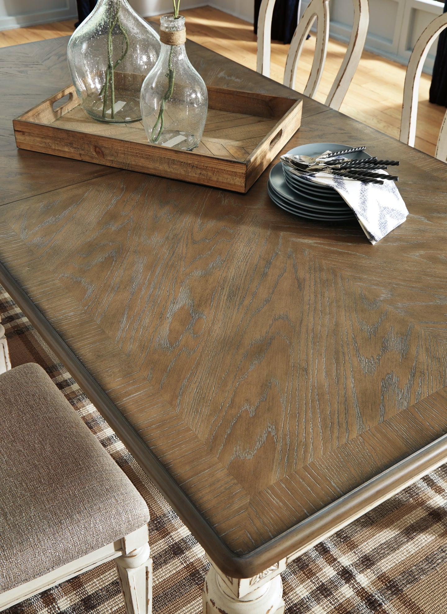 Realyn RECT Dining Room EXT Table Signature Design by Ashley®