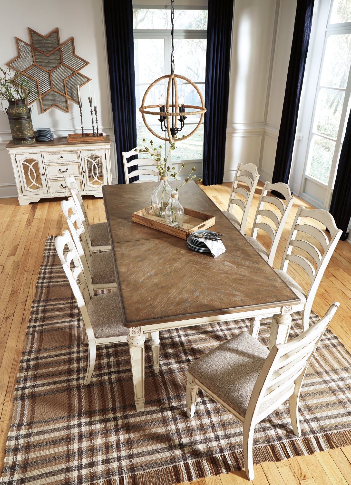 Realyn RECT Dining Room EXT Table Signature Design by Ashley®