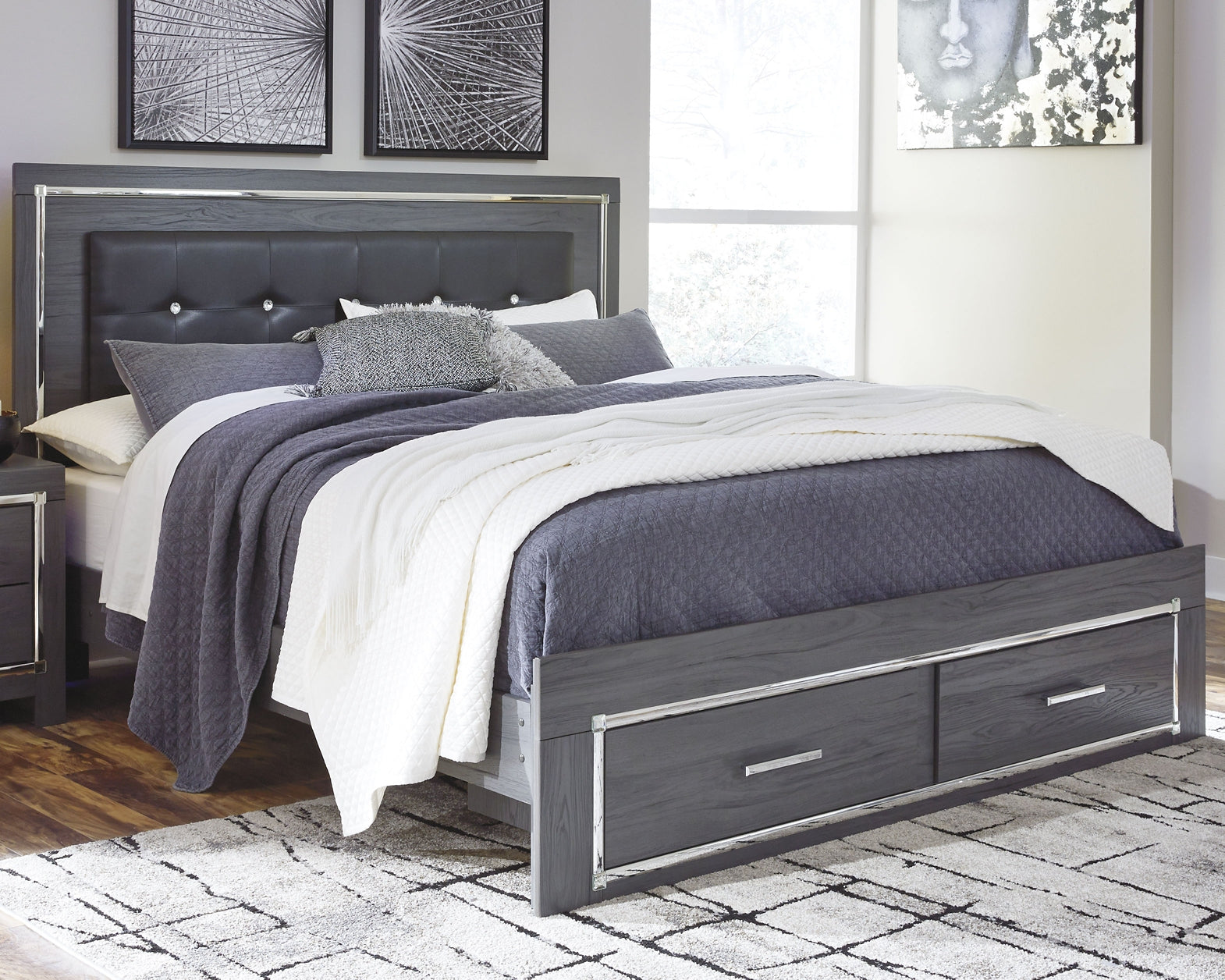 Lodanna  Panel Bed With 2 Storage Drawers Signature Design by Ashley®