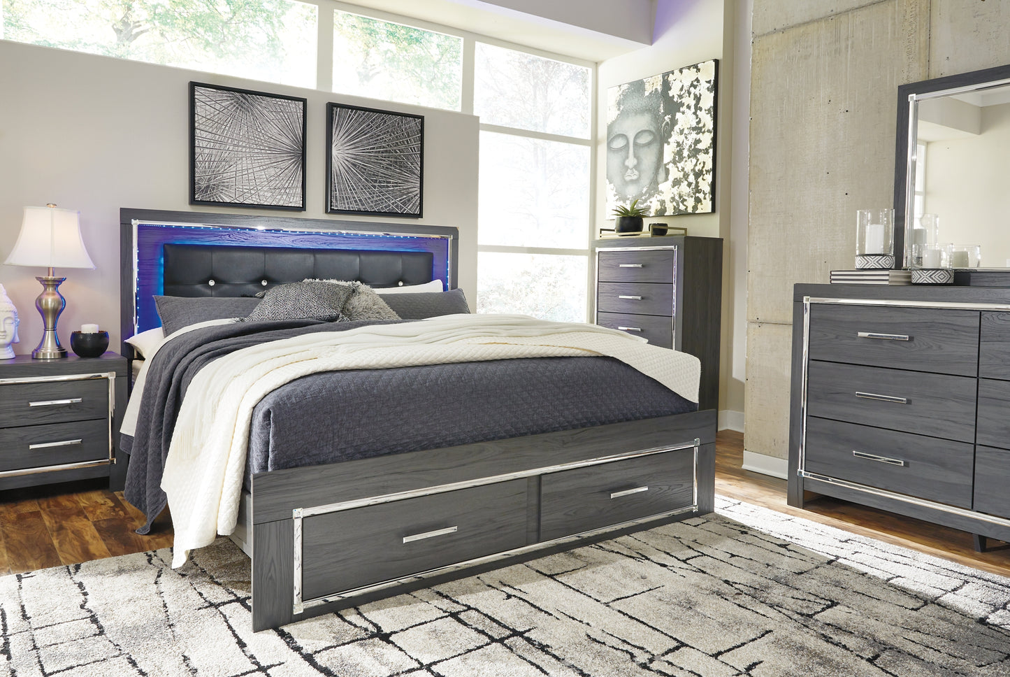 Lodanna  Panel Bed With 2 Storage Drawers Signature Design by Ashley®