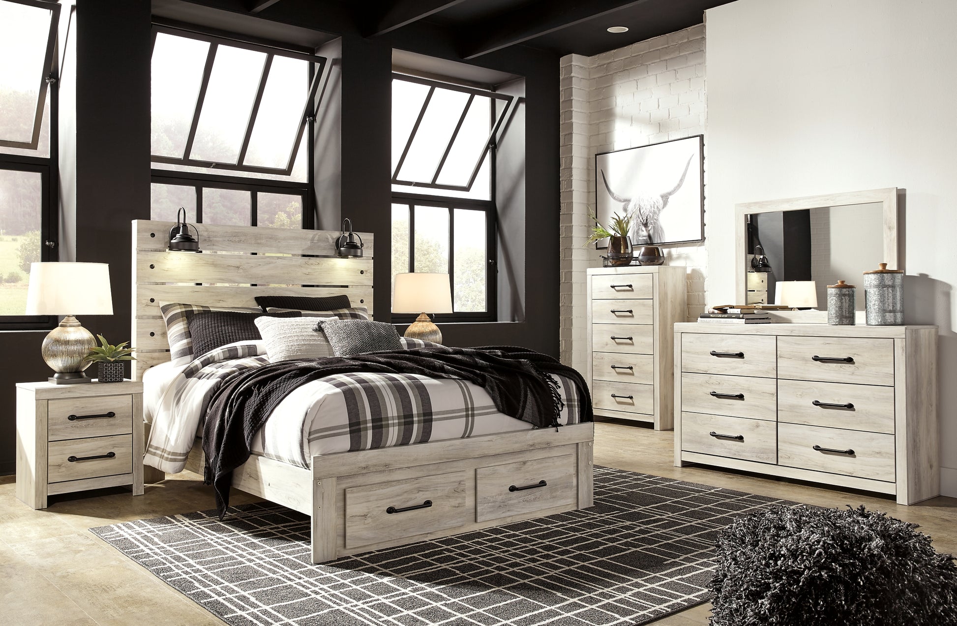 Cambeck  Panel Bed With 2 Storage Drawers Signature Design by Ashley®