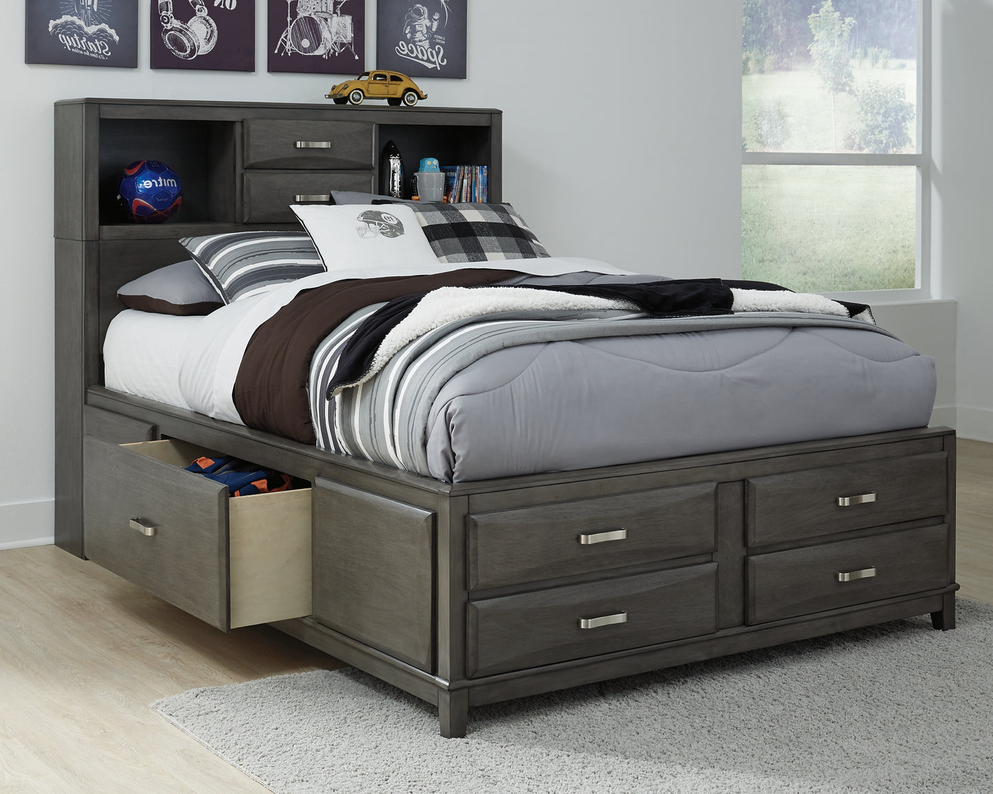 Caitbrook  Storage Bed With 8 Drawers Signature Design by Ashley®