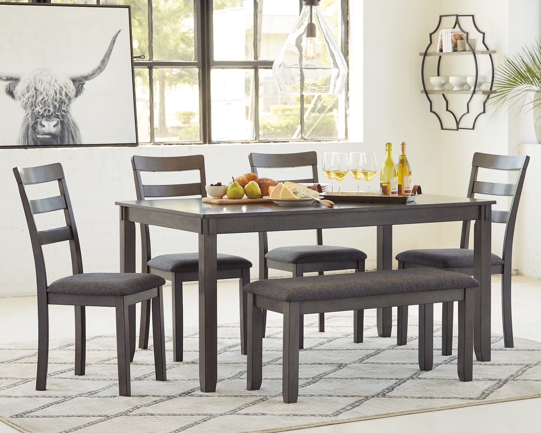 Bridson RECT DRM Table Set (6/CN) Signature Design by Ashley®