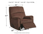 Nerviano Zero Wall Recliner Signature Design by Ashley®