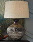 Magan Metal Table Lamp (1/CN) Signature Design by Ashley®