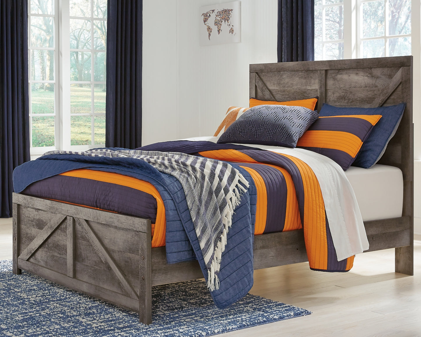 Wynnlow  Crossbuck Panel Bed Signature Design by Ashley®