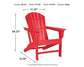 Sundown Treasure Adirondack Chair Signature Design by Ashley®