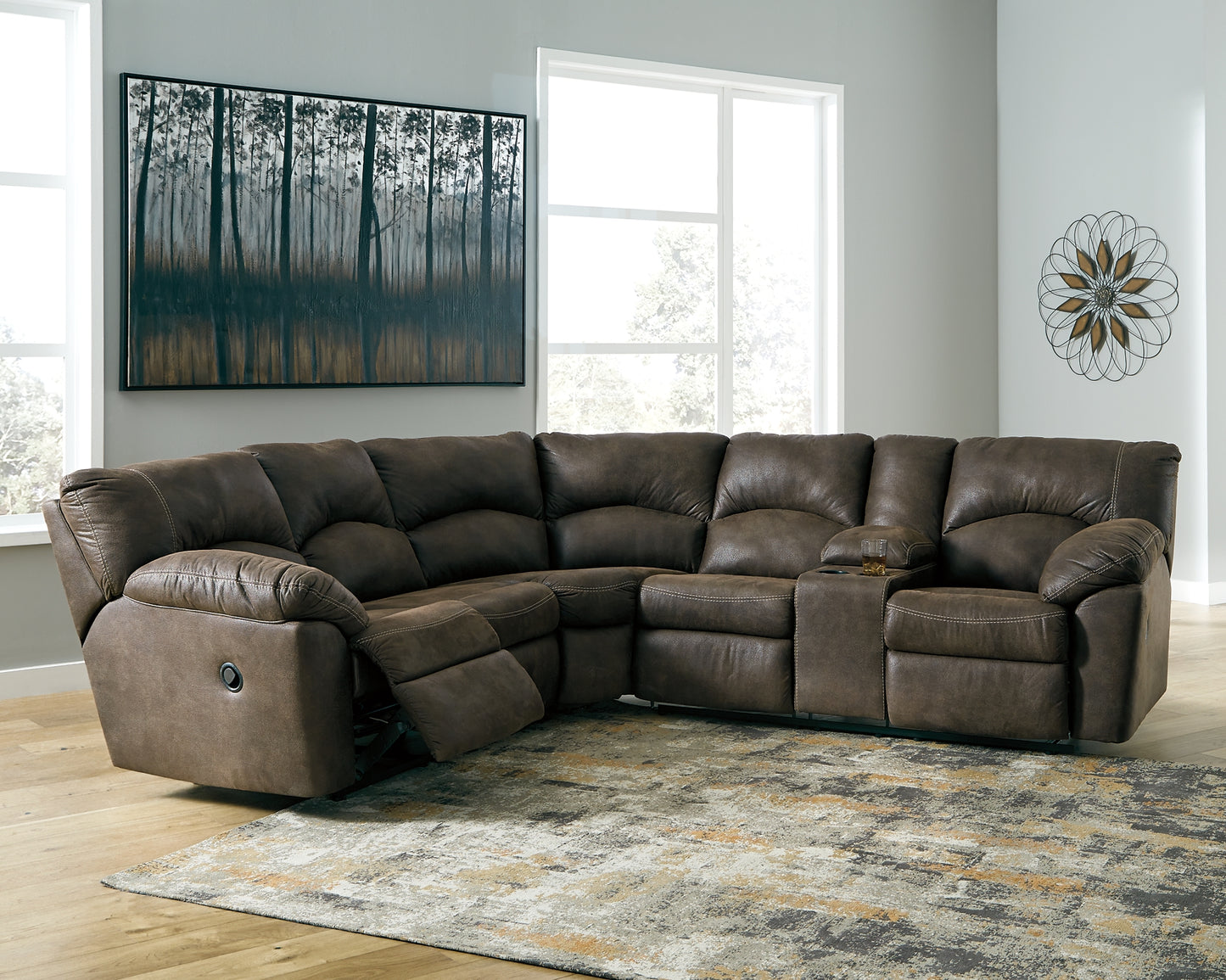 Tambo 2-Piece Reclining Sectional Signature Design by Ashley®