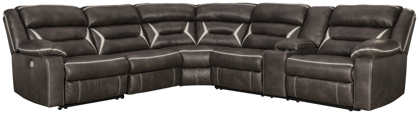 Kincord 4-Piece Power Reclining Sectional Signature Design by Ashley®