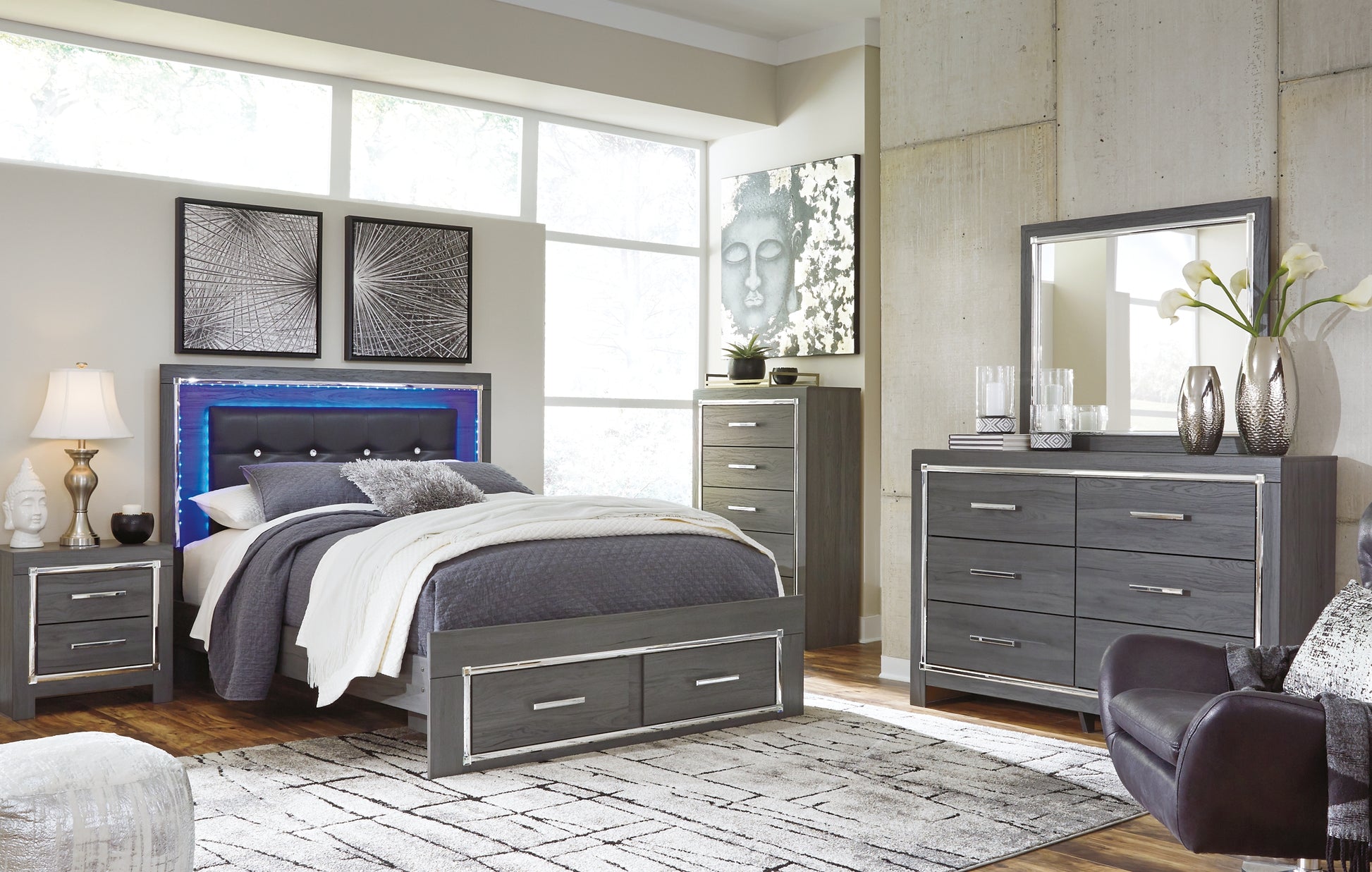 Lodanna  Panel Bed With 2 Storage Drawers Signature Design by Ashley®