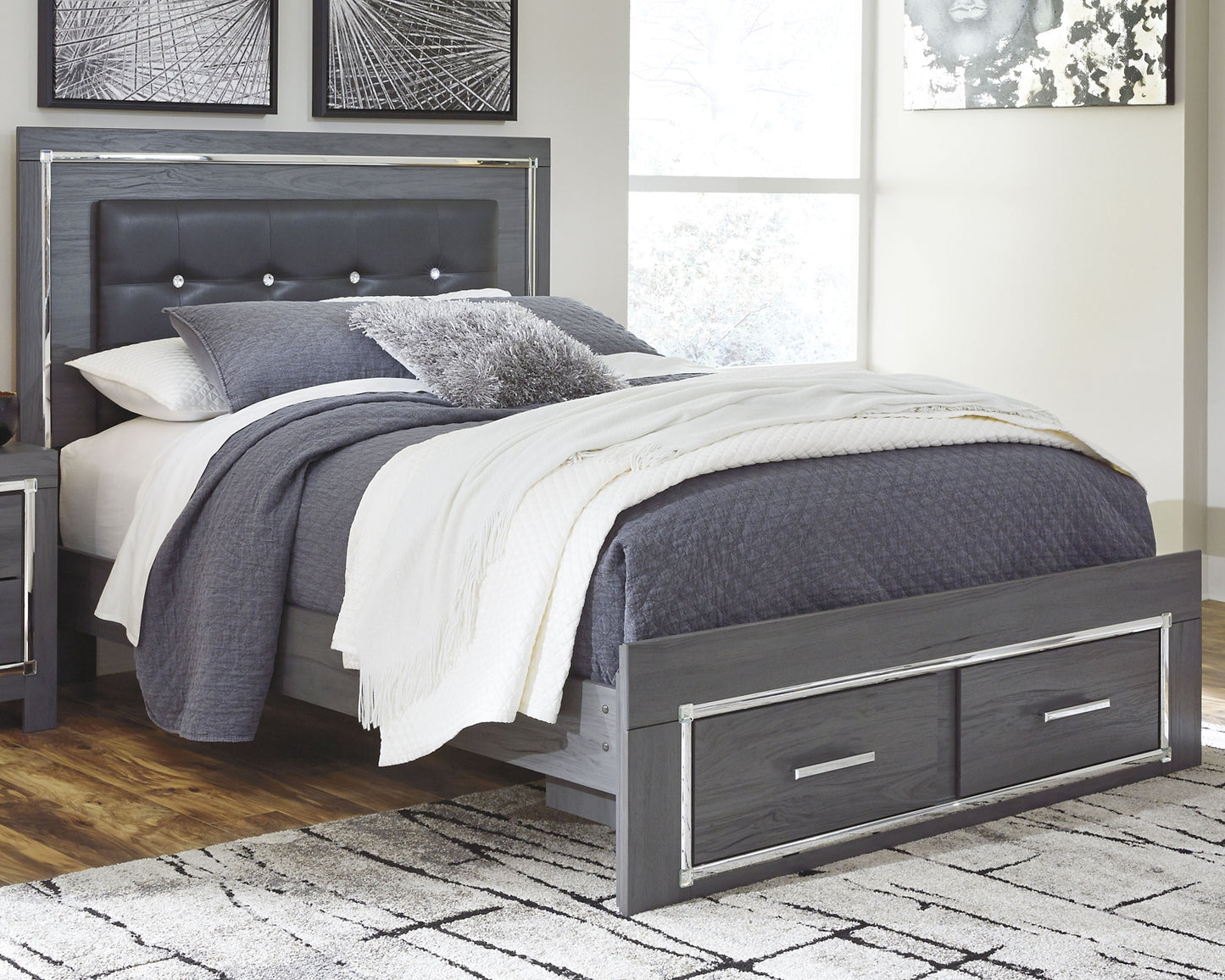 Lodanna  Panel Bed With 2 Storage Drawers Signature Design by Ashley®