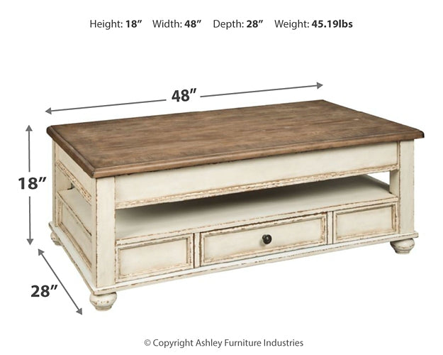 Realyn Lift Top Cocktail Table Signature Design by Ashley®