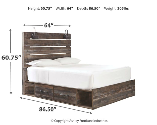 Drystan  Panel Bed With 2 Storage Drawers Signature Design by Ashley®