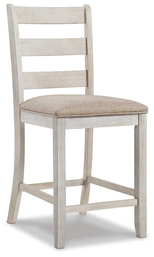 Skempton Upholstered Barstool (2/CN) Signature Design by Ashley®