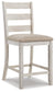 Skempton Upholstered Barstool (2/CN) Signature Design by Ashley®