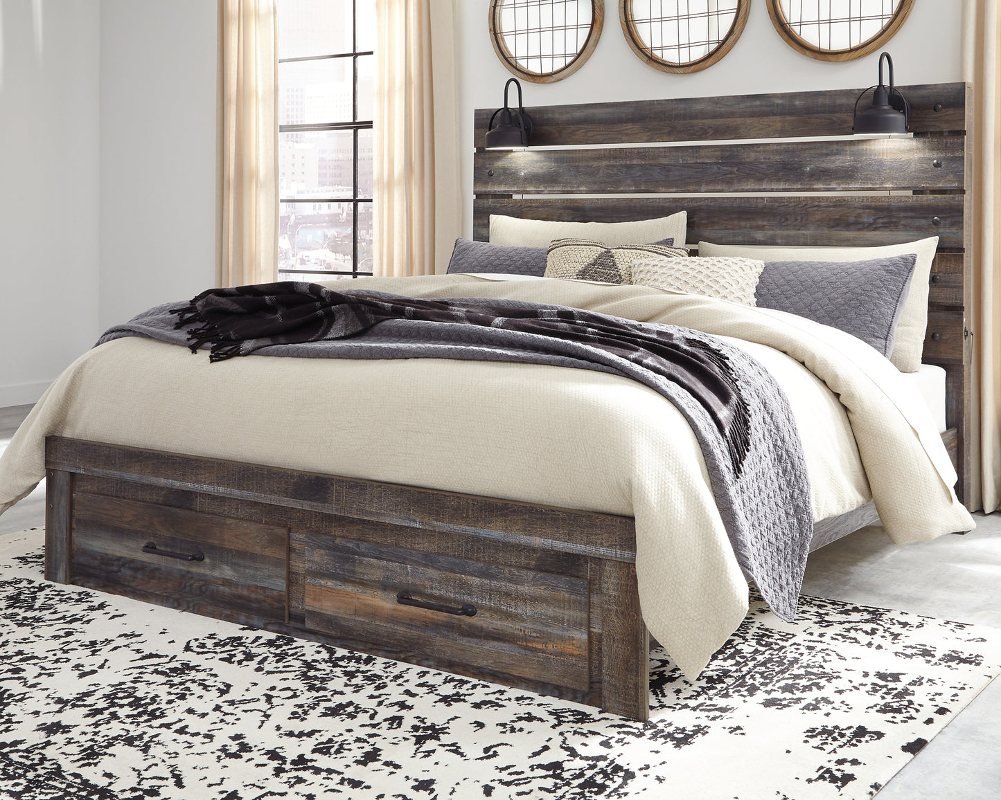 Drystan  Panel Bed With 2 Storage Drawers Signature Design by Ashley®