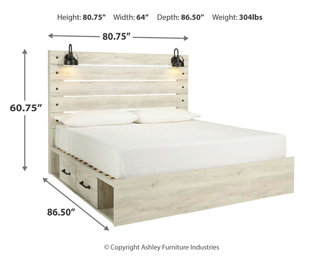 Cambeck  Panel Bed With 4 Storage Drawers Signature Design by Ashley®