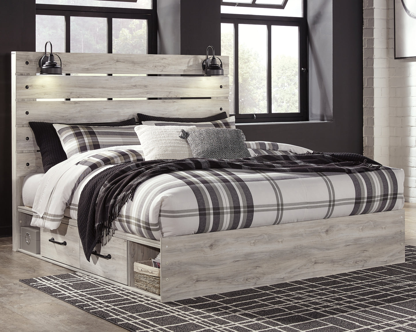 Cambeck  Panel Bed With 4 Storage Drawers Signature Design by Ashley®