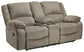 Draycoll DBL Rec Loveseat w/Console Signature Design by Ashley®