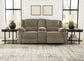 Draycoll DBL Rec Loveseat w/Console Signature Design by Ashley®