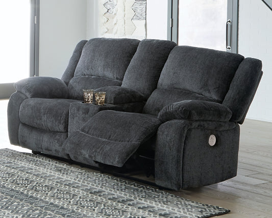 Draycoll DBL REC PWR Loveseat w/Console Signature Design by Ashley®