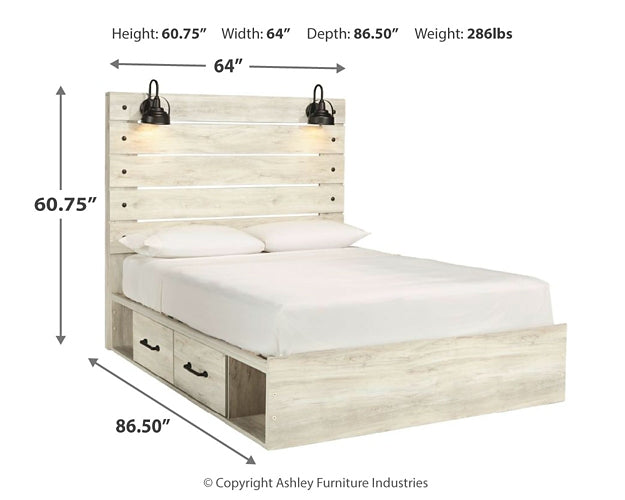 Cambeck  Panel Bed With 4 Storage Drawers Signature Design by Ashley®