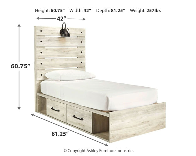 Cambeck  Panel Bed With 4 Storage Drawers Signature Design by Ashley®