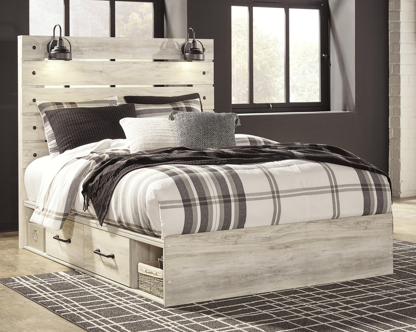 Cambeck  Panel Bed With 4 Storage Drawers Signature Design by Ashley®