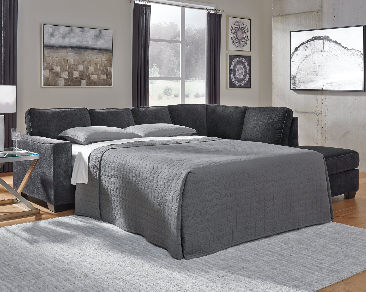 Altari 2-Piece Sleeper Sectional with Chaise Signature Design by Ashley®