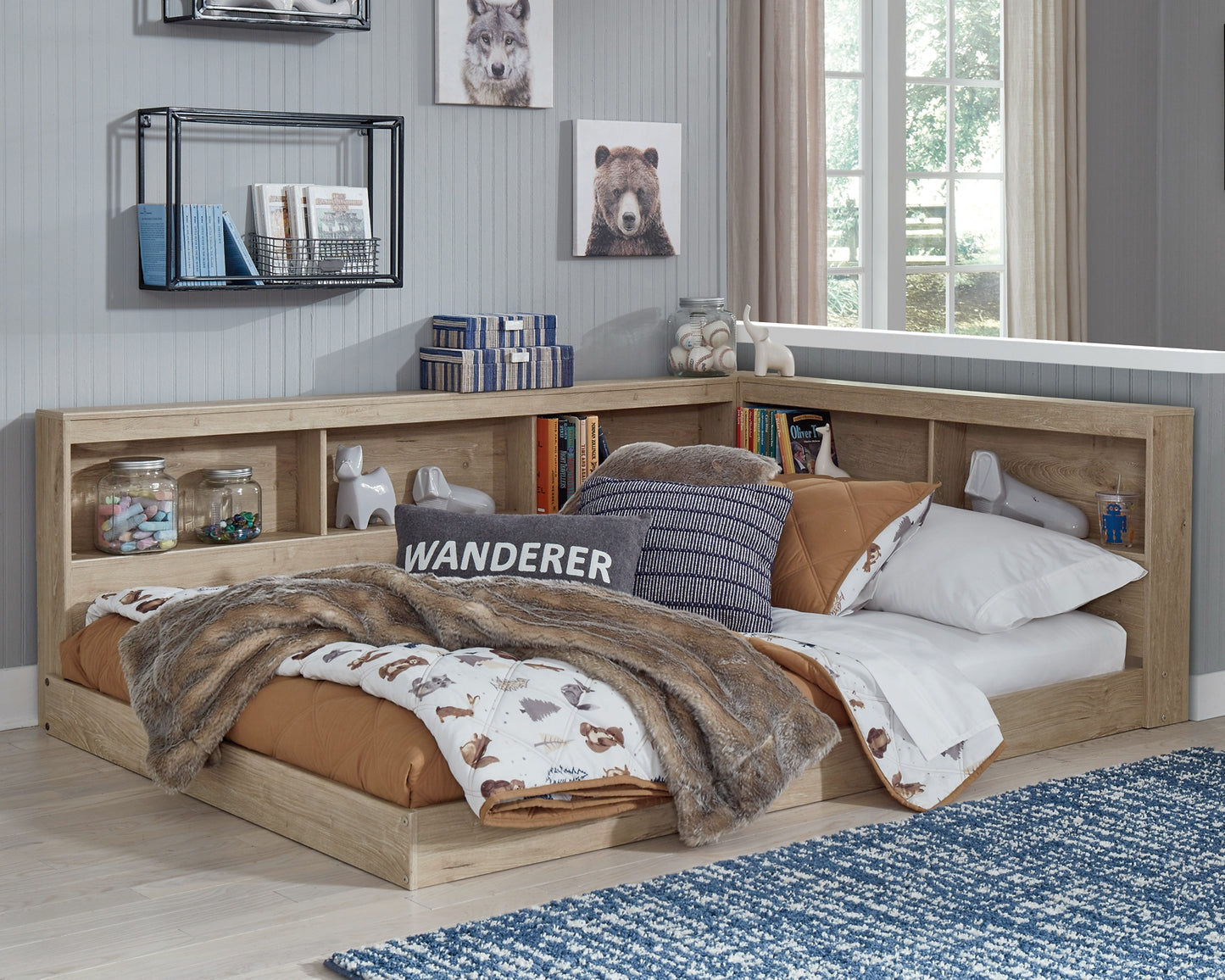 Oliah  Bookcase Storage Bed Signature Design by Ashley®