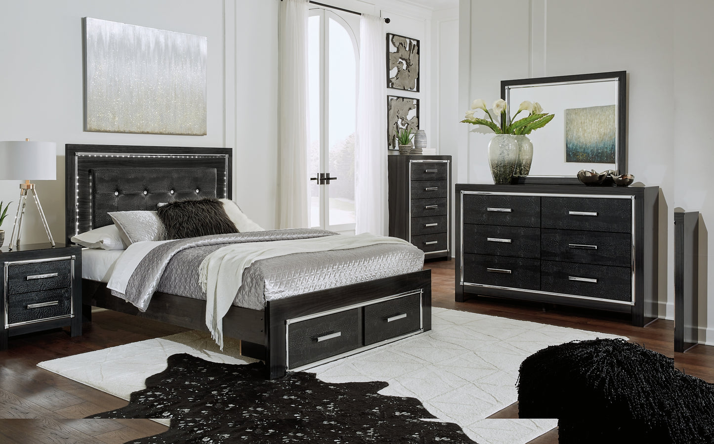 Kaydell  Panel Bed With Storage Signature Design by Ashley®