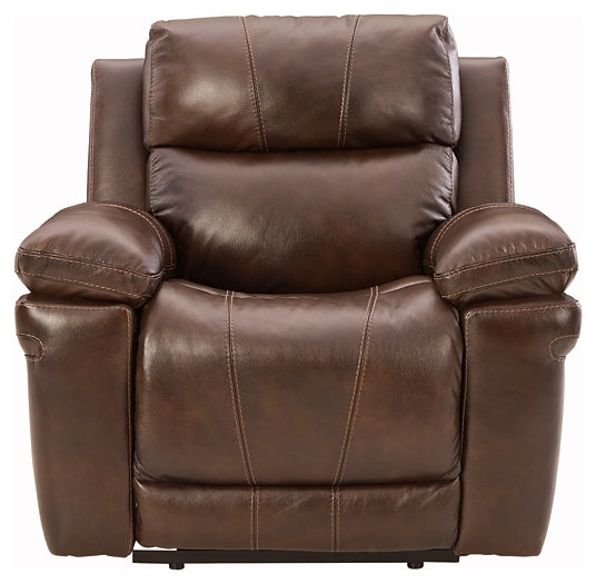 Edmar PWR Recliner/ADJ Headrest Signature Design by Ashley®