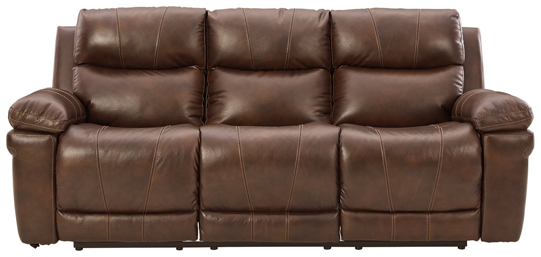 Edmar PWR REC Sofa with ADJ Headrest Signature Design by Ashley®