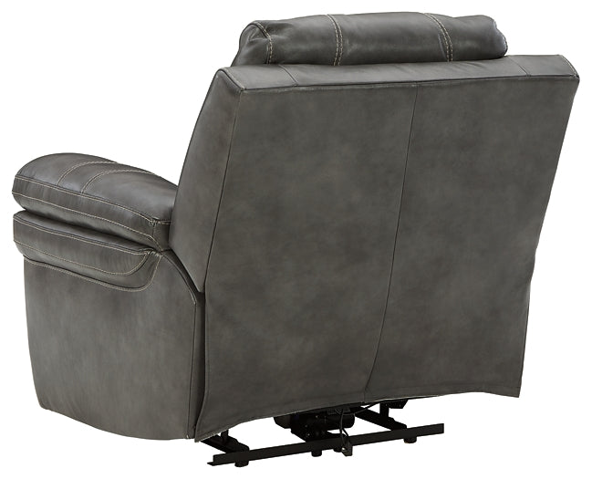 Edmar PWR Recliner/ADJ Headrest Signature Design by Ashley®