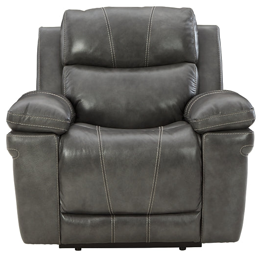 Edmar PWR Recliner/ADJ Headrest Signature Design by Ashley®