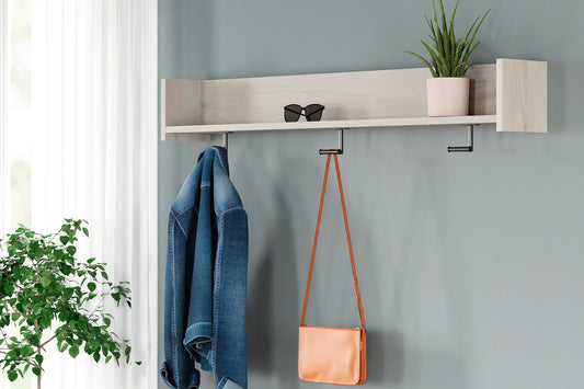 Socalle Wall Mounted Coat Rack w/Shelf Signature Design by Ashley®