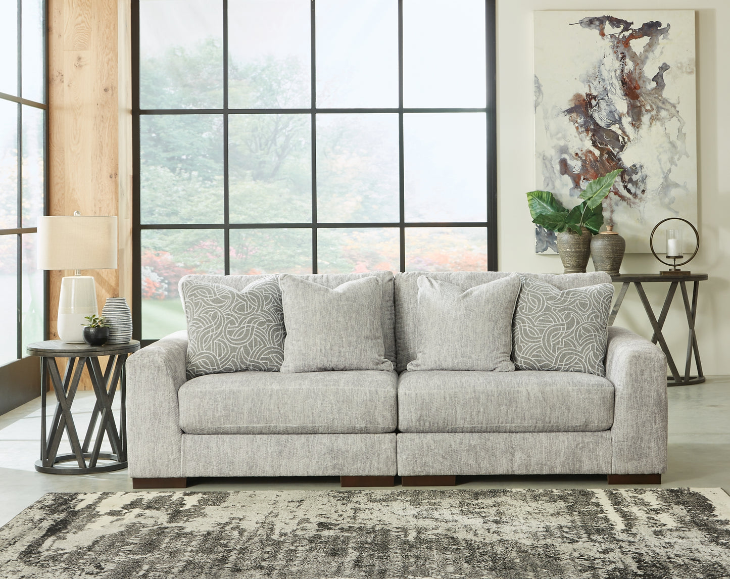 Regent Park 2-Piece Sectional Loveseat Signature Design by Ashley®