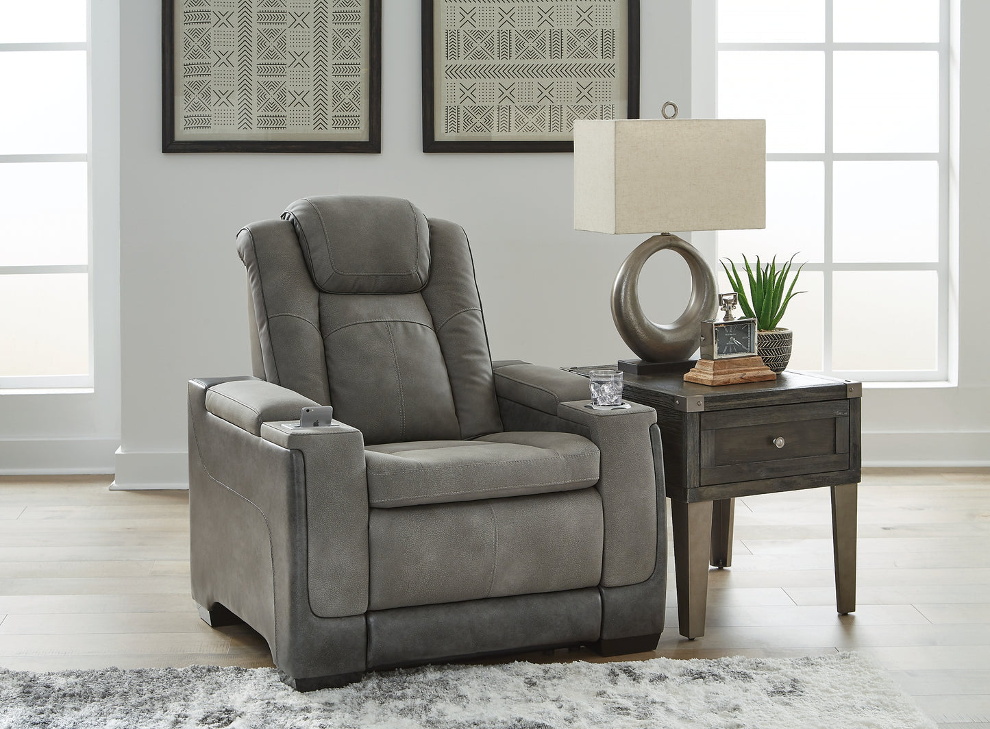 Next-Gen DuraPella PWR Recliner/ADJ Headrest Signature Design by Ashley®