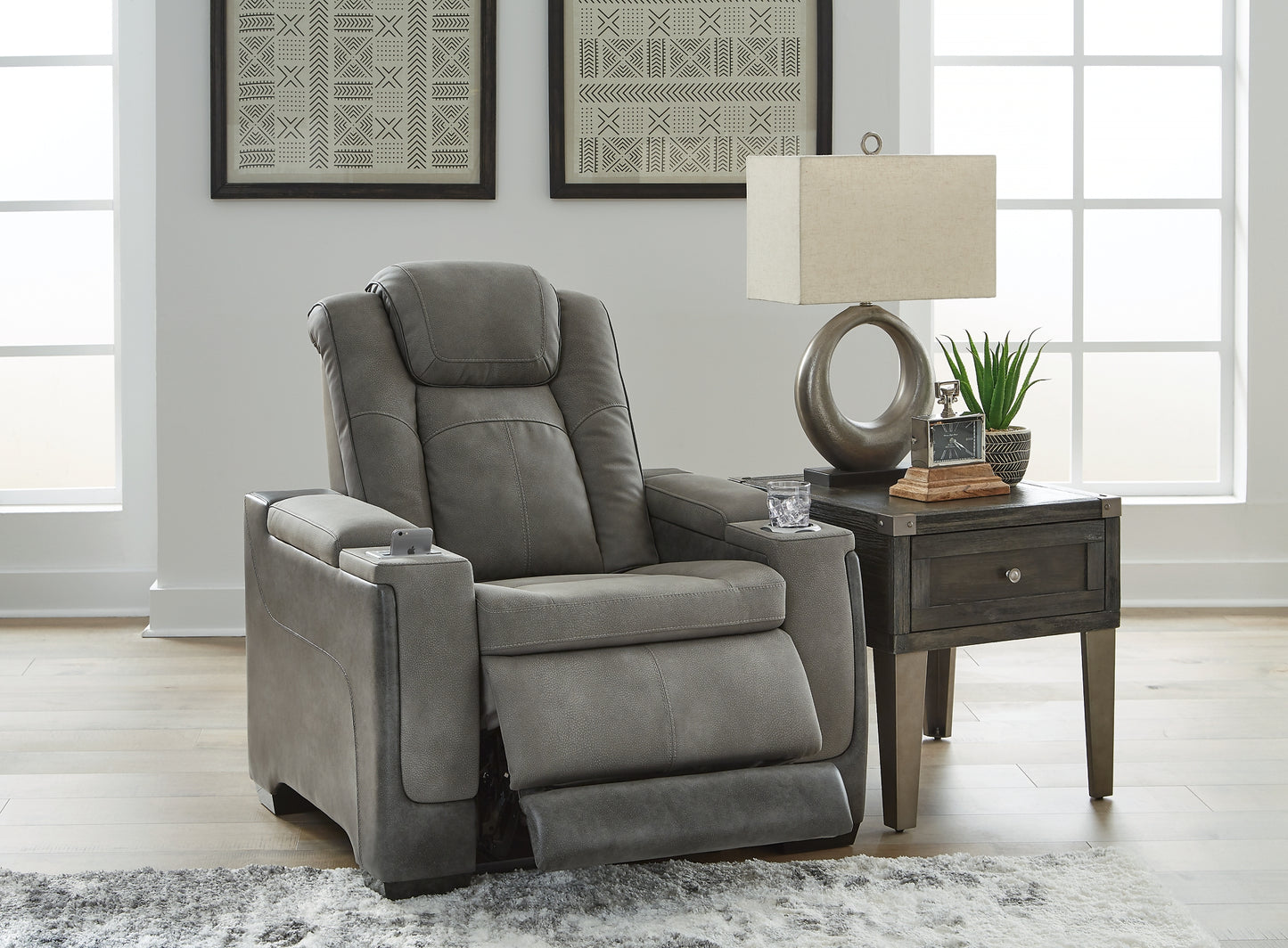 Next-Gen DuraPella PWR Recliner/ADJ Headrest Signature Design by Ashley®