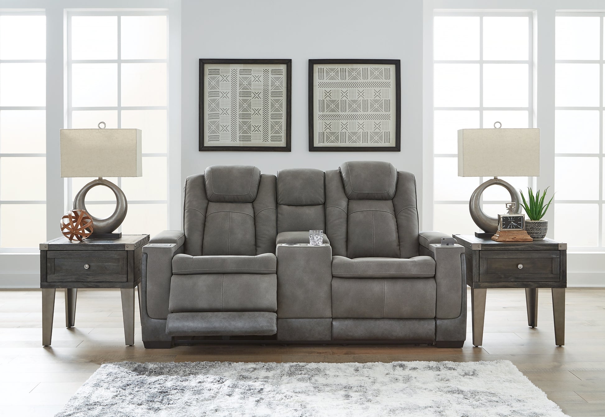 Next-Gen DuraPella PWR REC Loveseat/CON/ADJ HDRST Signature Design by Ashley®